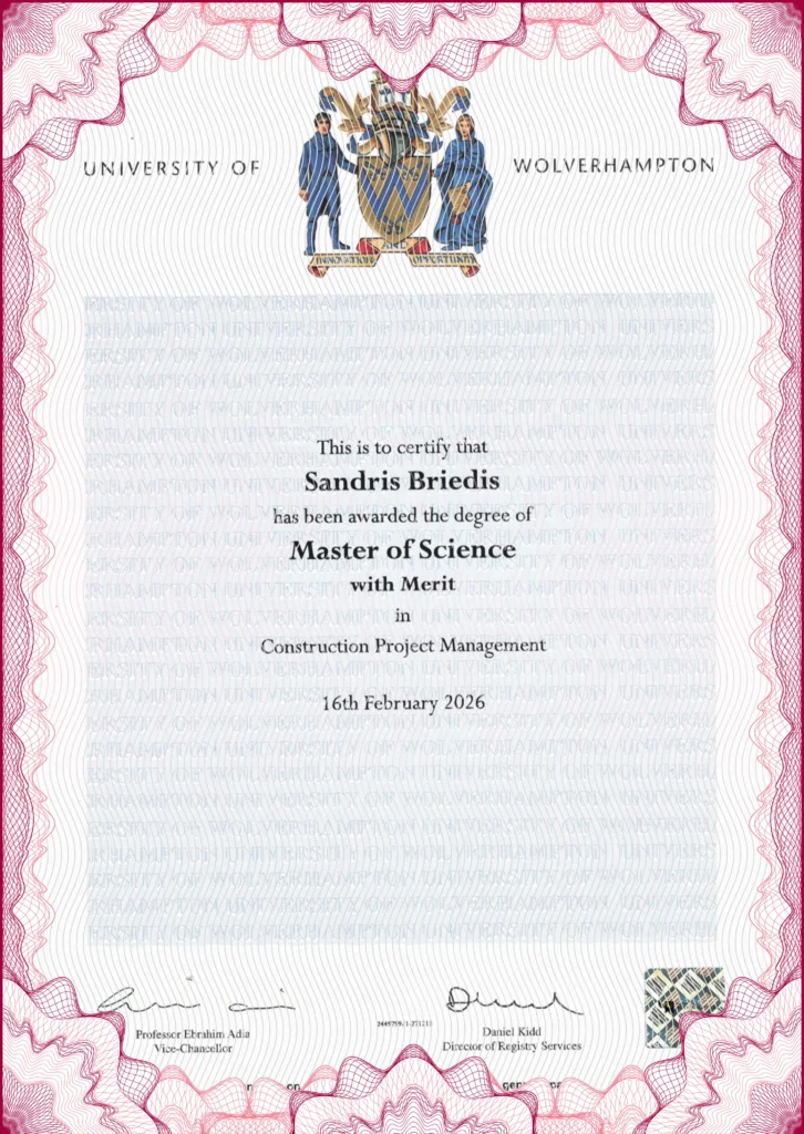 Sandri Briedis Master of science