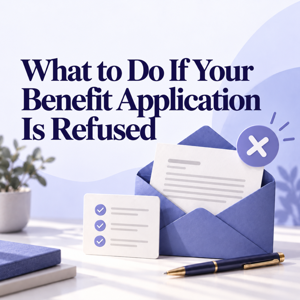 Refused Benefit Application Editorial Graphic